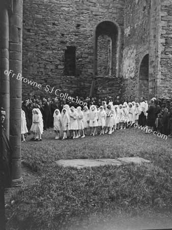 PROCESSION IN THE ABBET SCENES WITHIN THE ABBEY